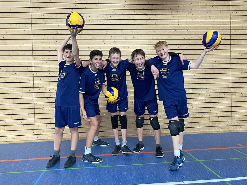 Gymnasium Wilhelmsdorf Jugend trainiert Volleyball