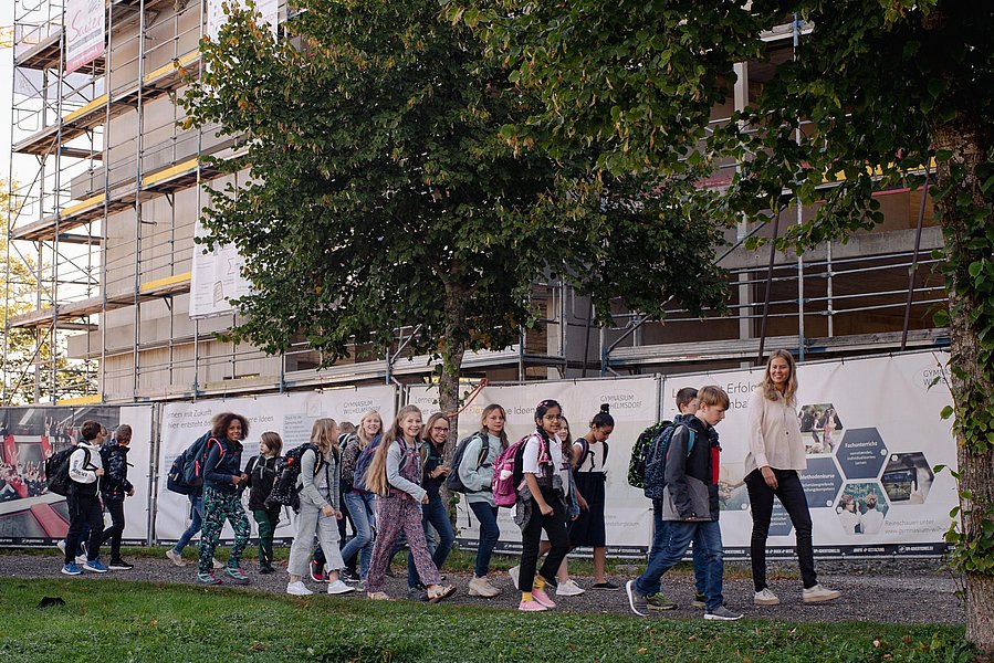 Gymnasium Wilhelmsdorf Das Gymnasium Wilhelmsdorf auf dem Weg in die