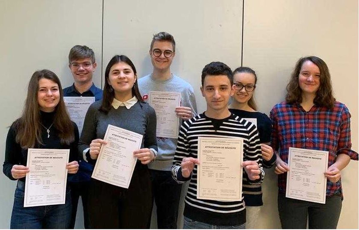 Gymnasium Wilhelmsdorf Erfolgreiche DELF Prüfung am Gymnasium