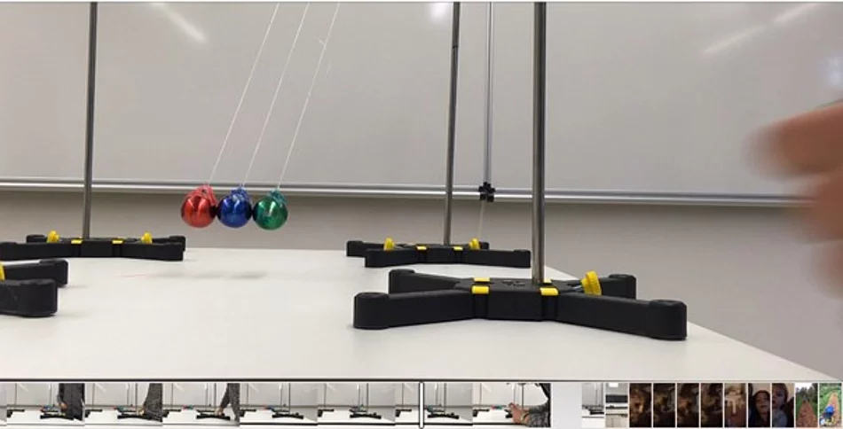 Kugelstoßpendel Versuch